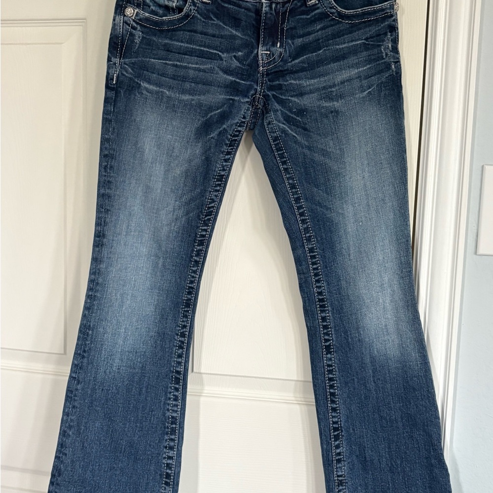 Miss Me Dark Blue Flare Jeans